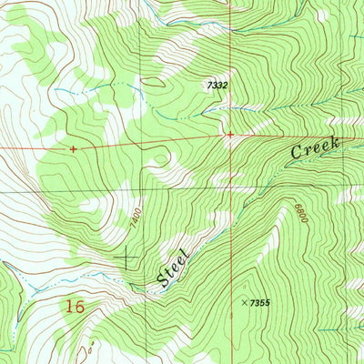United States Geological Survey The Horn, WY (1984, 24000-Scale) digital map