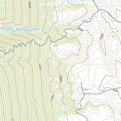United States Geological Survey The Horn, WY (2021, 24000-Scale) digital map