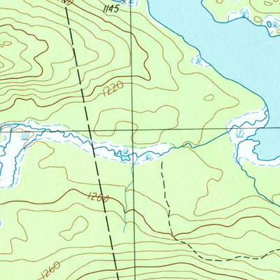 United States Geological Survey The Horns, ME (1989, 24000-Scale) digital map