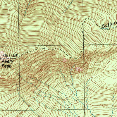 United States Geological Survey The Horns, ME (1989, 24000-Scale) digital map