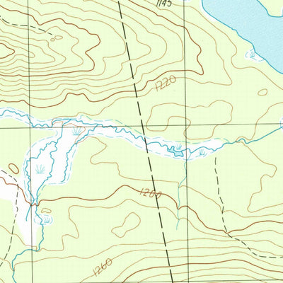 United States Geological Survey The Horns, ME (1997, 24000-Scale) digital map