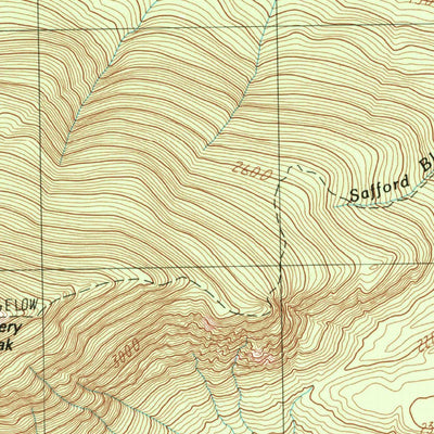 United States Geological Survey The Horns, ME (1997, 24000-Scale) digital map