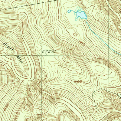 United States Geological Survey The Horseback, ME (1988, 24000-Scale) digital map