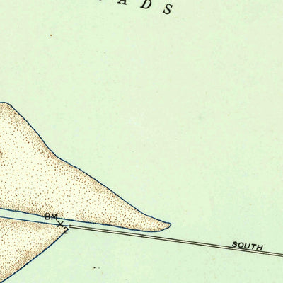 United States Geological Survey The Jetties, TX (1943, 24000-Scale) digital map