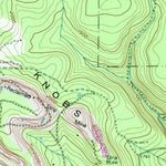 United States Geological Survey The Knobs, PA (1959, 24000-Scale) digital map