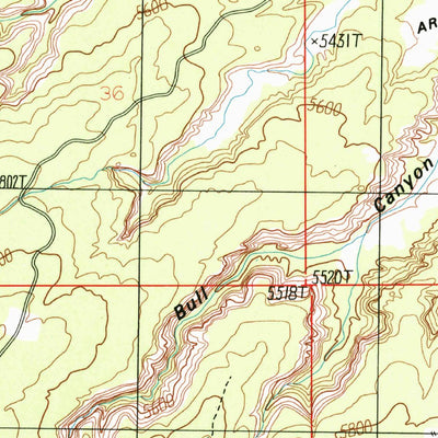 United States Geological Survey The Knoll, UT (1988, 24000-Scale) digital map