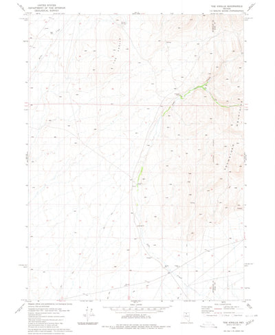 United States Geological Survey The Knolls, NV (1980, 24000-Scale) digital map