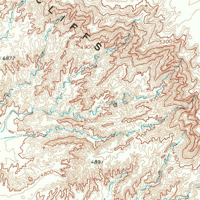 United States Geological Survey The Landmark, AZ (1969, 24000-Scale) digital map