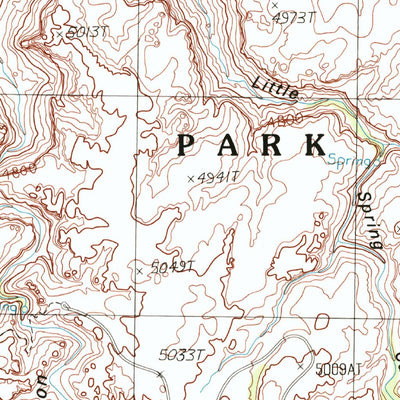 United States Geological Survey The Loop, UT (1988, 24000-Scale) digital map