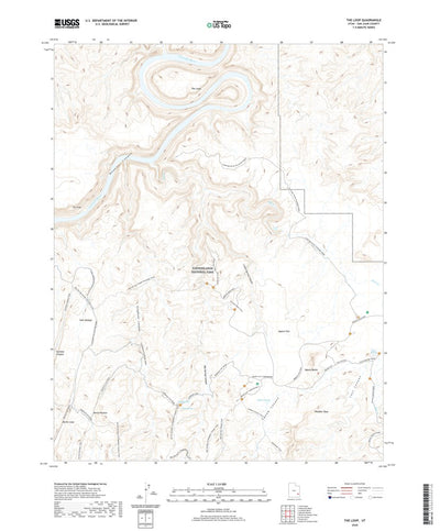 United States Geological Survey The Loop, UT (2020, 24000-Scale) digital map