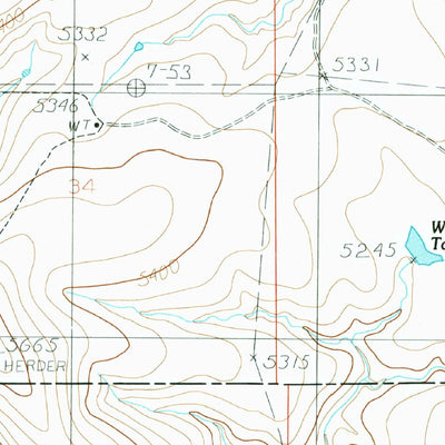 United States Geological Survey The Mesas, AZ (1985, 24000-Scale) digital map