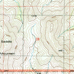 United States Geological Survey The Mesas, AZ (1996, 24000-Scale) digital map