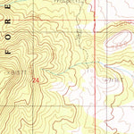 United States Geological Survey The Monitor, NV (1989, 24000-Scale) digital map