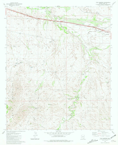 United States Geological Survey The Narrows, AZ (1981, 24000-Scale) digital map