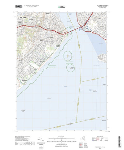 United States Geological Survey The Narrows, NY (2023, 24000-Scale) digital map