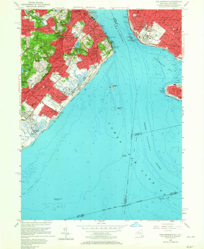 United States Geological Survey The Narrows, NY-NJ (1955, 24000-Scale) digital map