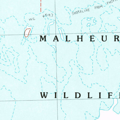 United States Geological Survey The Narrows, OR (1990, 24000-Scale) digital map
