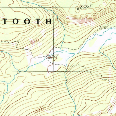 United States Geological Survey The Needles, MT (1987, 24000-Scale) digital map