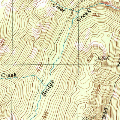 United States Geological Survey The Needles, MT (1987, 24000-Scale) digital map