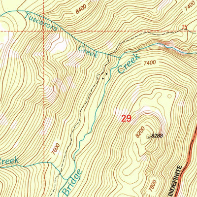 United States Geological Survey The Needles, MT (2000, 24000-Scale) digital map