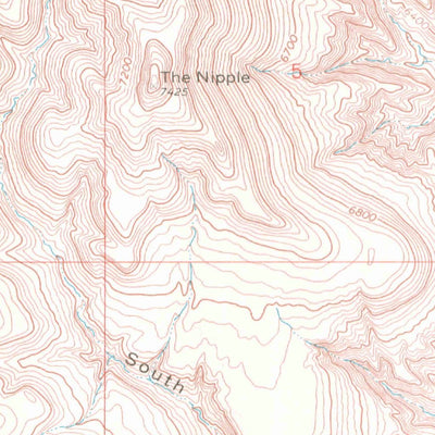 United States Geological Survey The Nipple, CO (1969, 24000-Scale) digital map