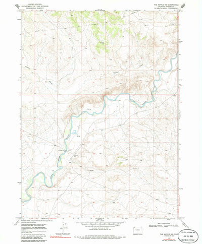 United States Geological Survey The Nipple NE, CO (1969, 24000-Scale) digital map