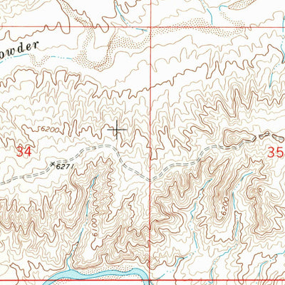 United States Geological Survey The Nipple NE, CO (1969, 24000-Scale) digital map