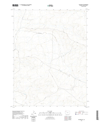 United States Geological Survey The Nipple SE, CO (2022, 24000-Scale) digital map