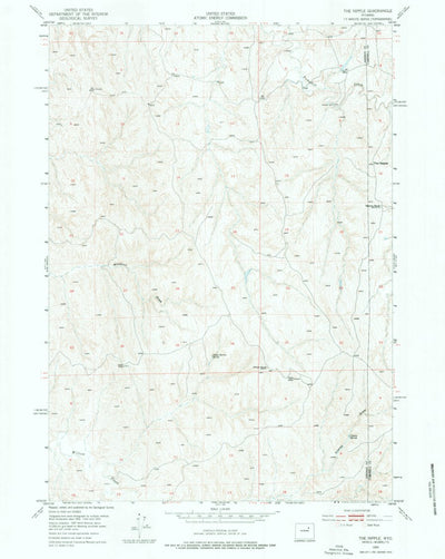 United States Geological Survey The Nipple, WY (1953, 24000-Scale) digital map
