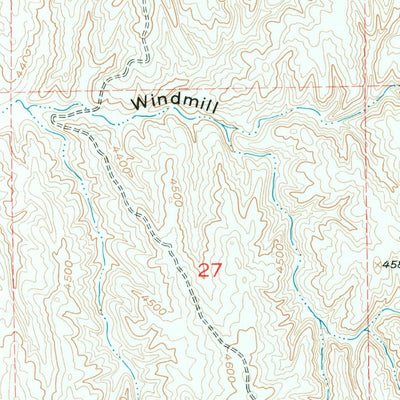 United States Geological Survey The Nipple, WY (1953, 24000-Scale) digital map