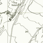 United States Geological Survey The Notch, UT (1954, 24000-Scale) digital map