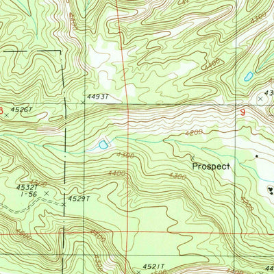 United States Geological Survey The Notch, WY (1984, 24000-Scale) digital map