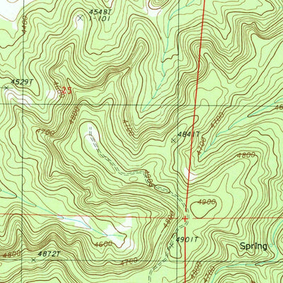 United States Geological Survey The Notch, WY (1984, 24000-Scale) digital map