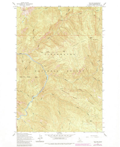 United States Geological Survey The Nub, ID (1963, 24000-Scale) digital map