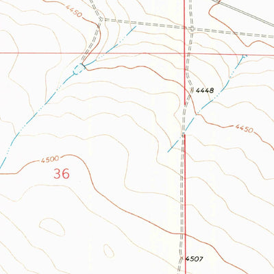 United States Geological Survey The Old Dry Lake, NM (1967, 24000-Scale) digital map