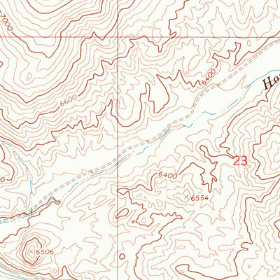 United States Geological Survey The Paint Pot, ID (1967, 24000-Scale) digital map