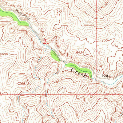 United States Geological Survey The Paint Pot, ID (1967, 24000-Scale) digital map