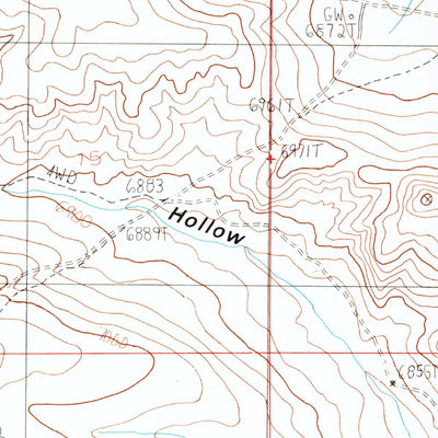 United States Geological Survey The Palisades, WY (1985, 24000-Scale) digital map