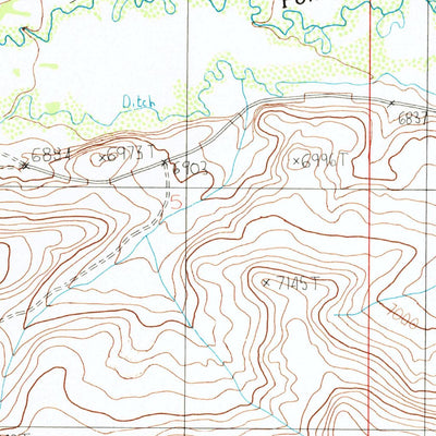 United States Geological Survey The Palisades, WY (1985, 24000-Scale) digital map