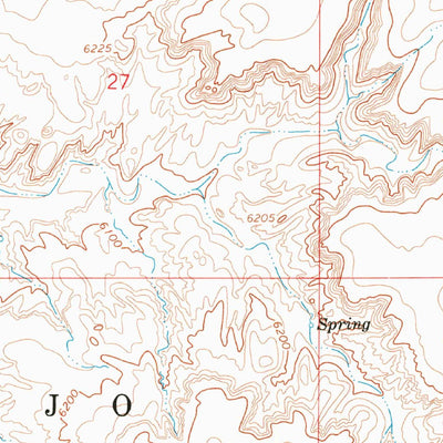 United States Geological Survey The Pillar, NM (1966, 24000-Scale) digital map