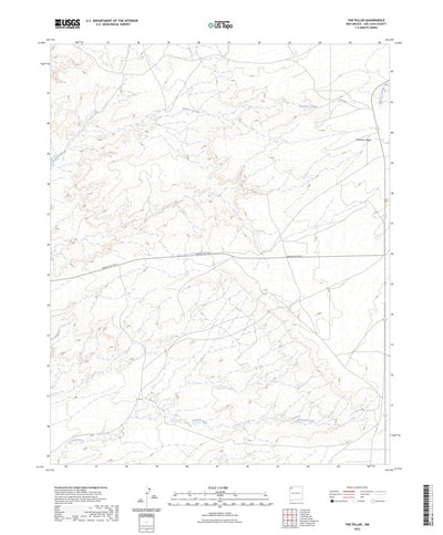 United States Geological Survey The Pillar, NM (2023, 24000-Scale) digital map