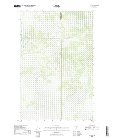 United States Geological Survey The Pines, MN (2019, 24000-Scale) digital map