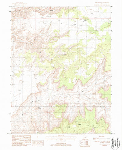 United States Geological Survey The Pinnacle, UT (1988, 24000-Scale) digital map