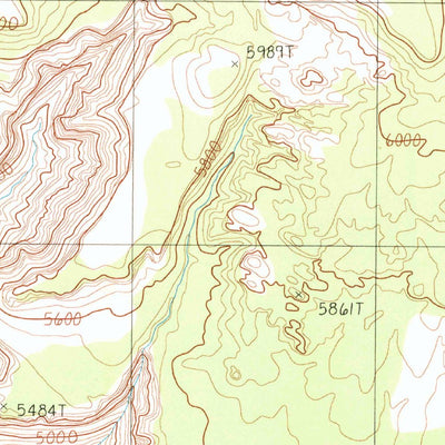 United States Geological Survey The Pinnacle, UT (1988, 24000-Scale) digital map