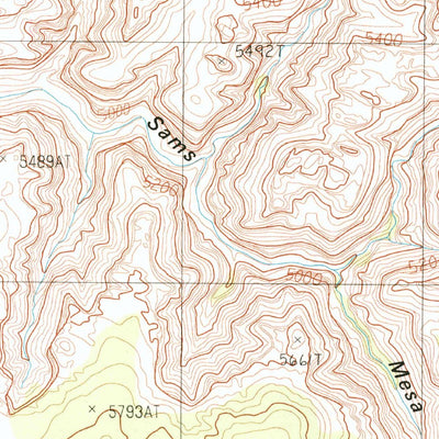 United States Geological Survey The Pinnacle, UT (1988, 24000-Scale) digital map