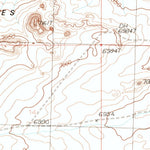 United States Geological Survey The Pinnacles, WY (1986, 24000-Scale) digital map