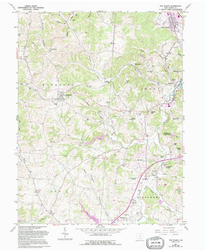 United States Geological Survey The Plains, OH (1961, 24000-Scale) digital map