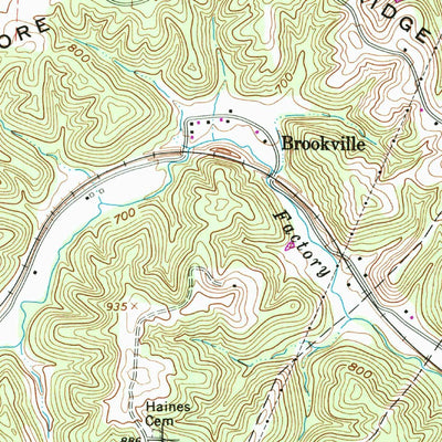 United States Geological Survey The Plains, OH (1961, 24000-Scale) digital map