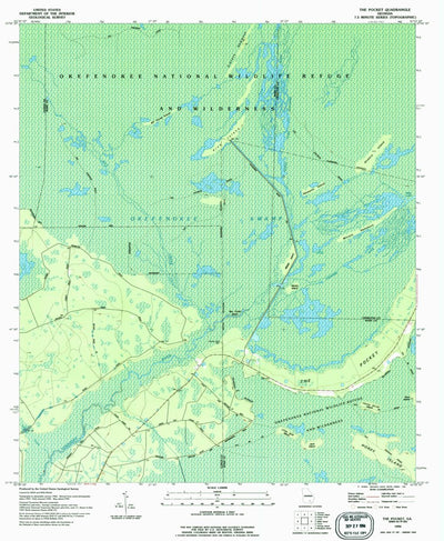 United States Geological Survey The Pocket, GA (1994, 24000-Scale) digital map