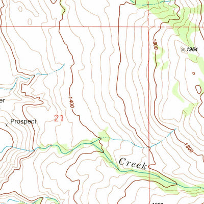 United States Geological Survey The Pothole, WA (1980, 24000-Scale) digital map